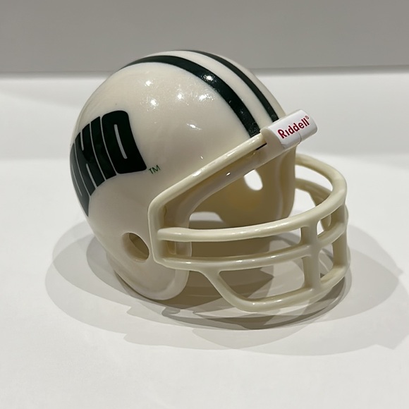 Ohio Bobcats NCAA Vintage Pocket Pro Mini Riddell Football Helmet - Picture 2 of 6